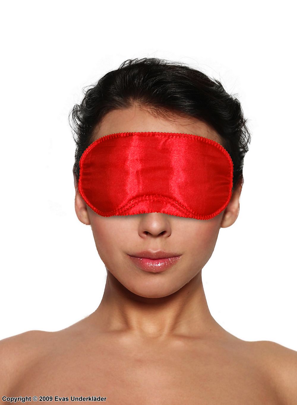 Sleep mask in red